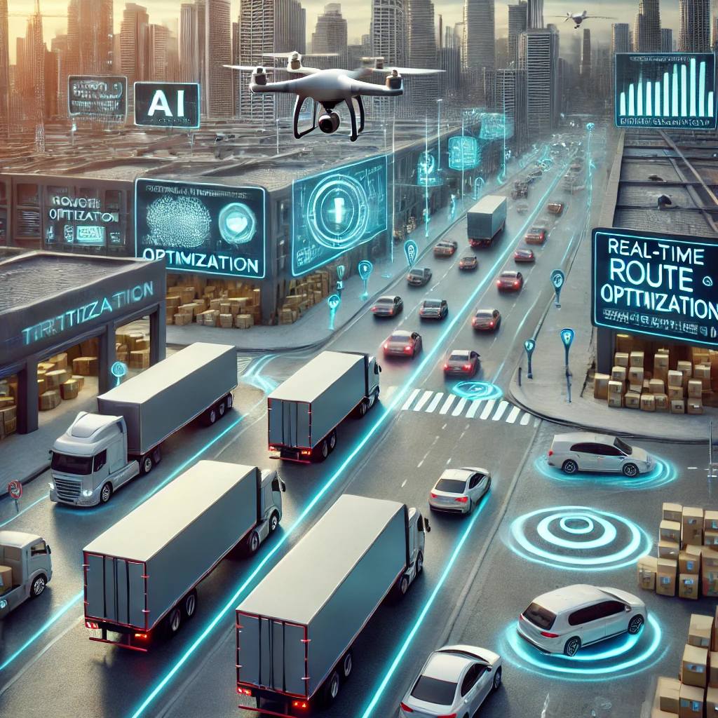 AI in Transportation and Logistics Route Optimization and Faster Deliveries