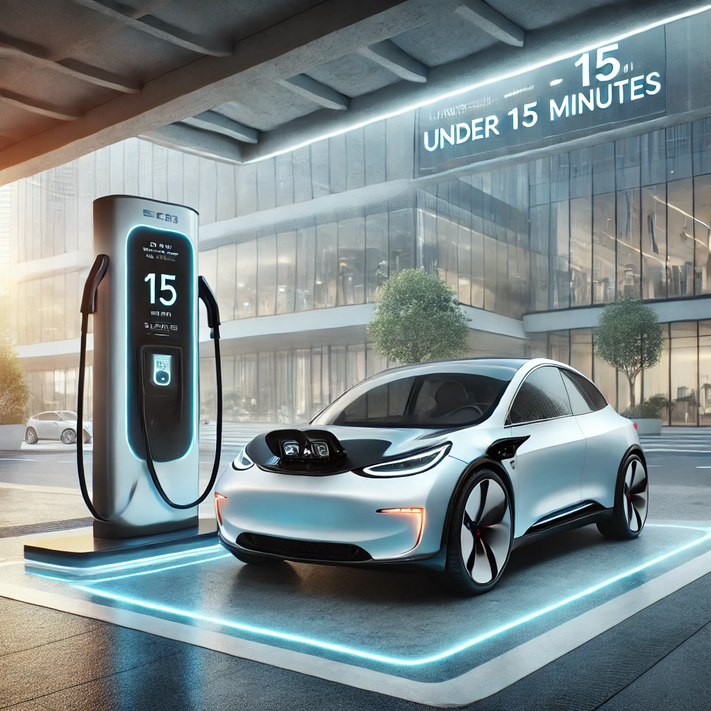 Fast Charging Innovations Charge Electric Vehicles in Under 15 Minutes