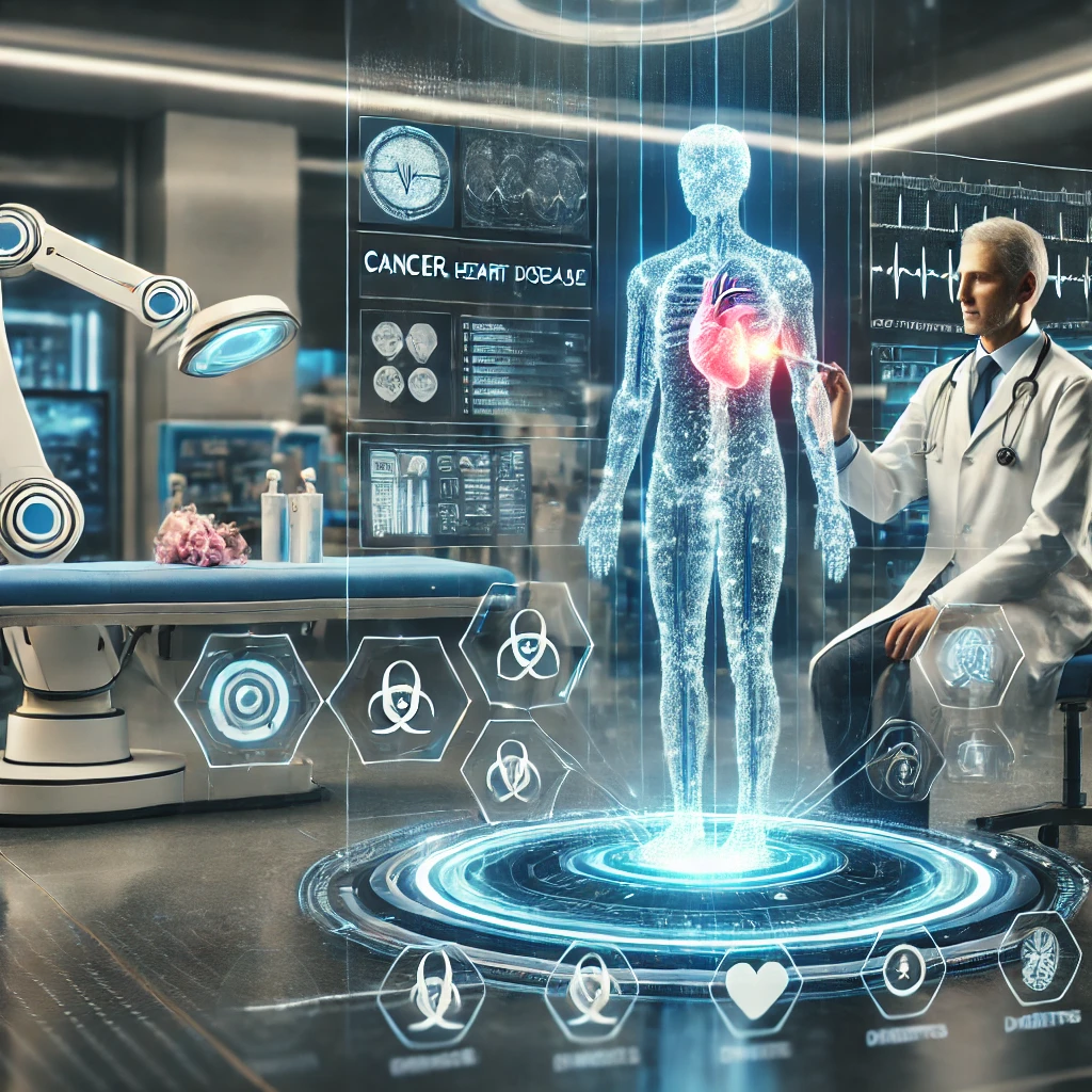 AI in Disease Diagnosis Transforming Cancer , Heart Disease , and Diabetes Detection