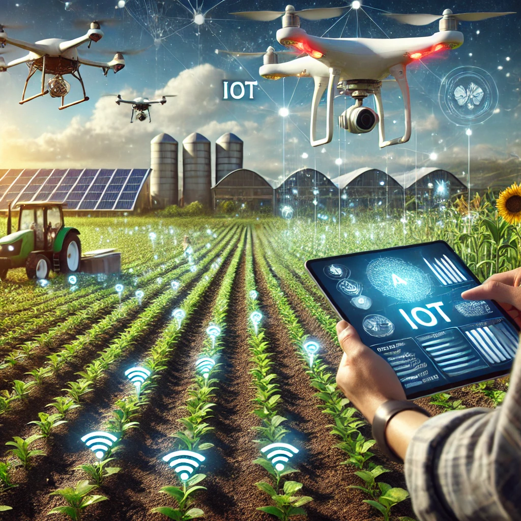 AI in Smart Agriculture Enhancing Crop Production and Resource Management with Data